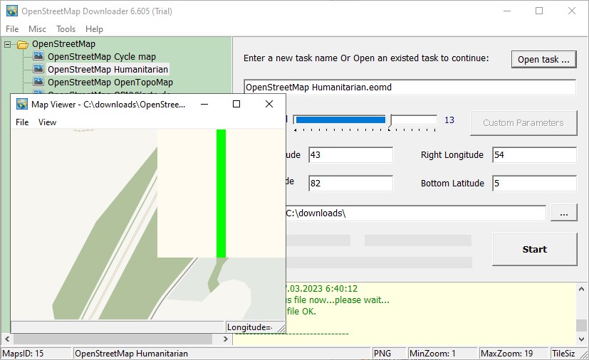 AllMapSoft OpenStreetMap Downloader версия 6.619