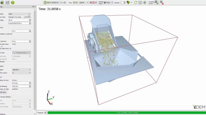 Altair EDEM Professional версия 2024.1 для x64