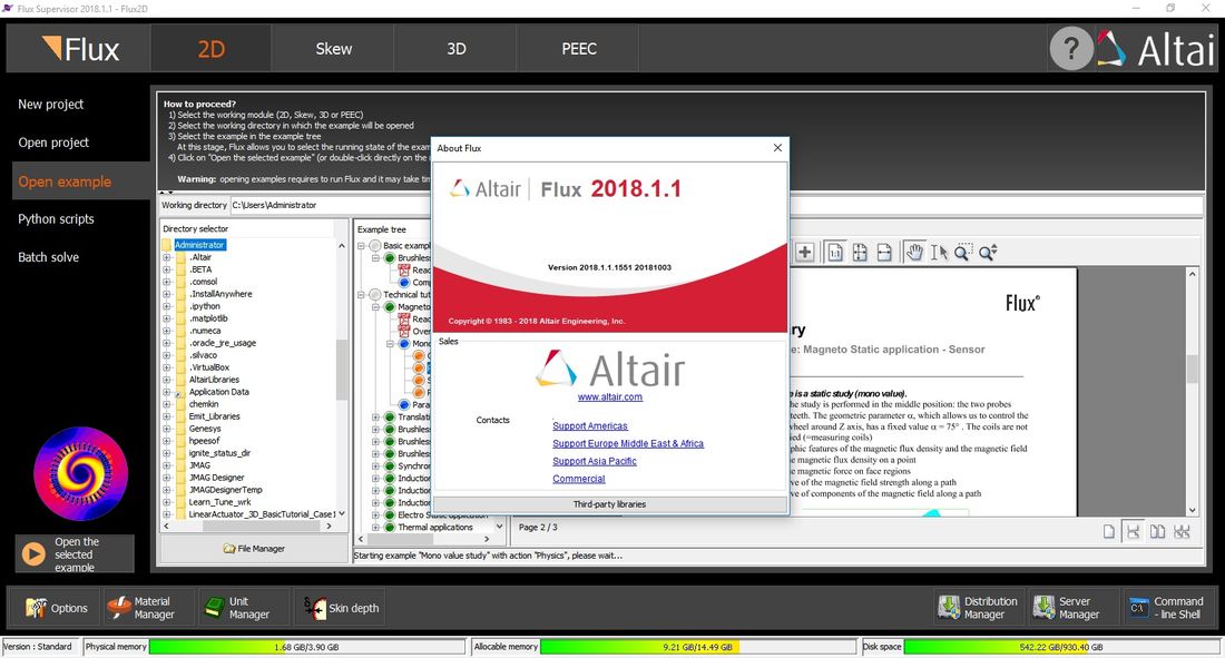 Altair Flux и FluxMotor 2024.1 для 64-битных систем