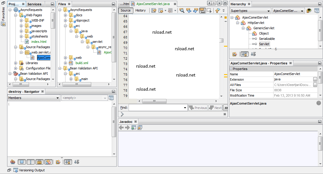 Apache NetBeans IDE версии 21
