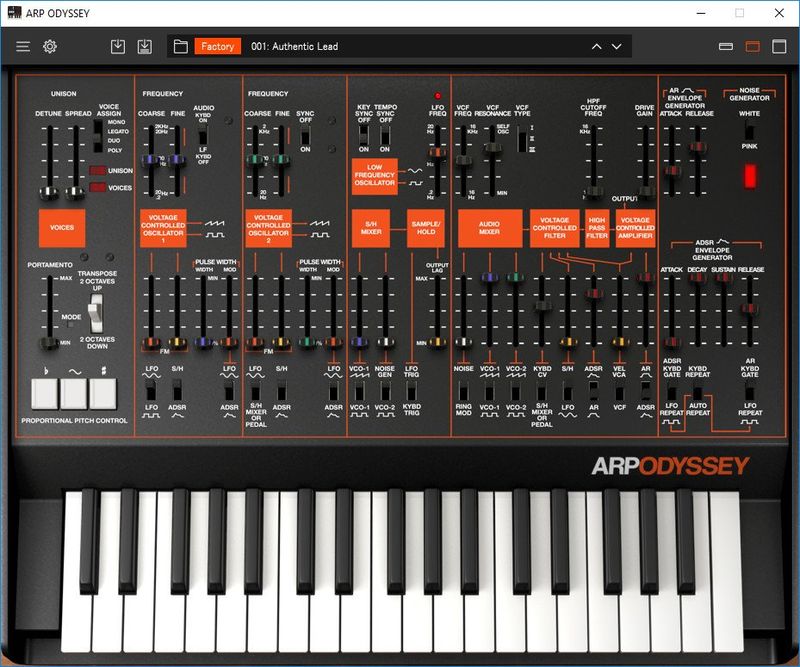 ARP Odyssey версия 1.5.3 для x64