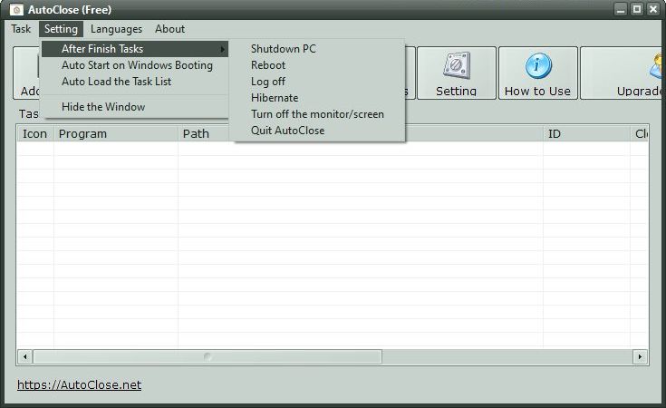 AutoClose Pro версия 3.4.5