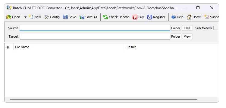 Конвертер Batch CHM в DOC версии 2024.16.1002.3444