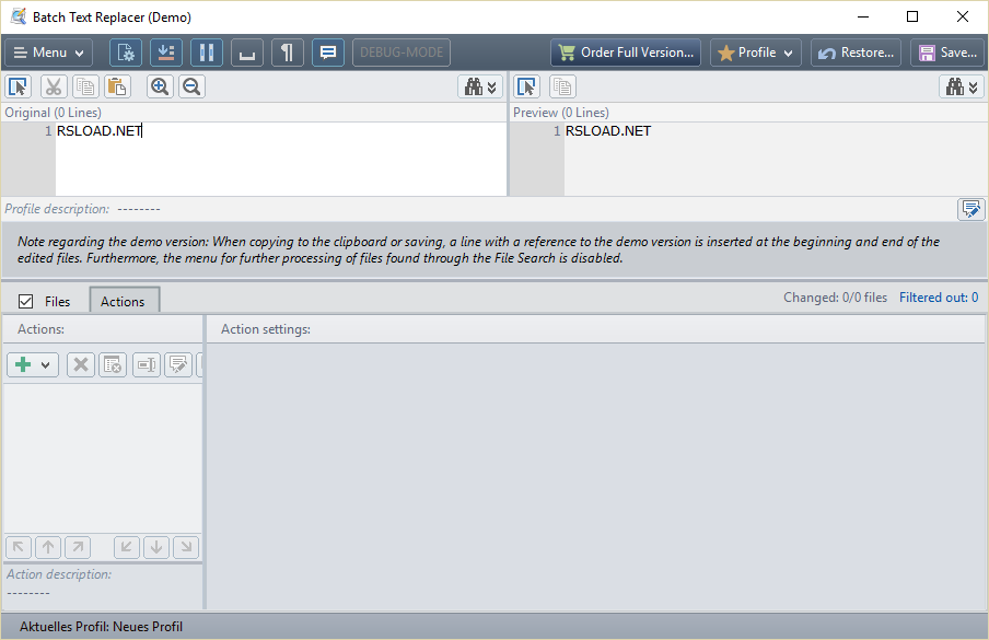 Batch Text Replacer 2.15: с добавленной поддержкой русского языка