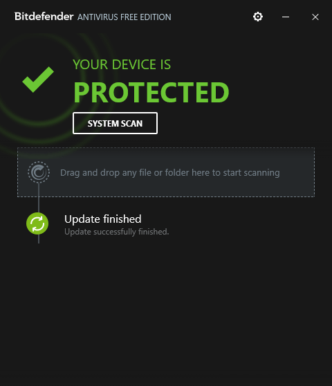 Bitdefender Antivirus Free версия 27.0.41.210 для x64