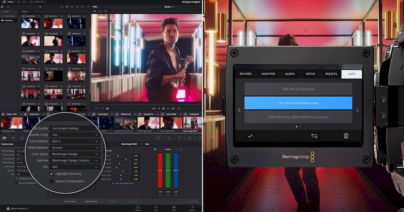 Blackmagic RAW версии 3.5