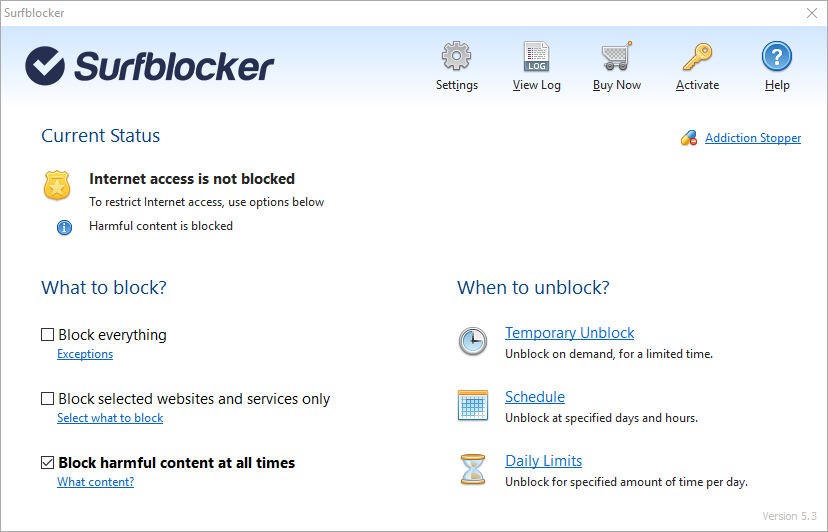 Blumentals Surfblocker 5.15.0.65 с поддержкой русского языка