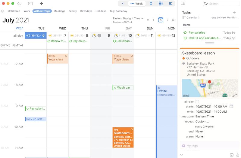 BusyCal для macOS версии 2025.1.1