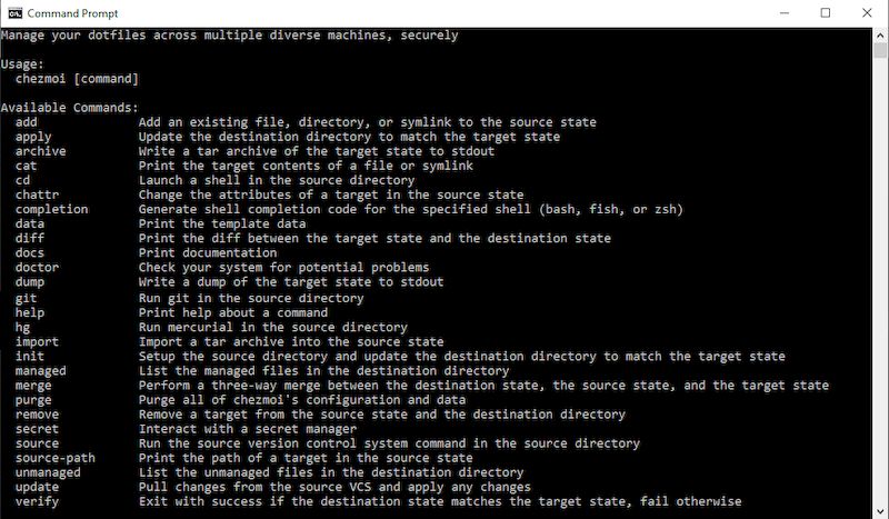 chezmoi версия 2.49.0 для x64