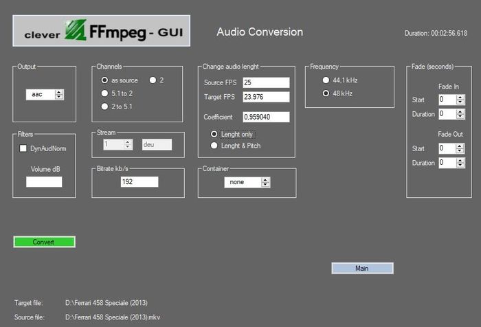 умный интерфейс FFmpeg-GUI 3.2.7