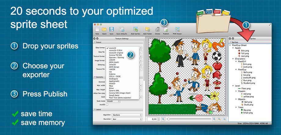 TexturePacker 7.0.3 x64 от CodeAndWeb