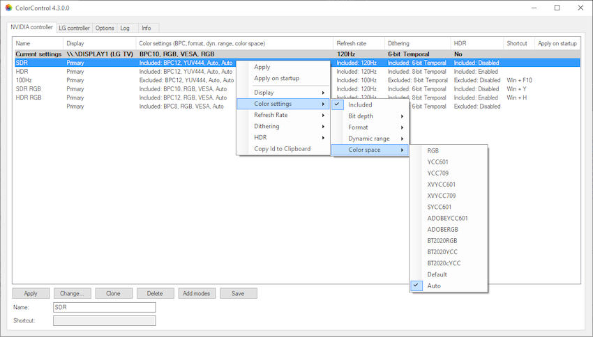 ColorControl версия 10.0.1.0