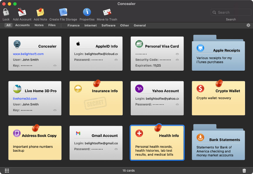Concealer версия 1.3.7 для macOS