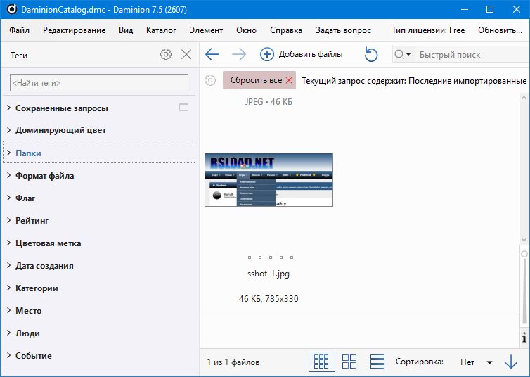 Daminion версия 8.4