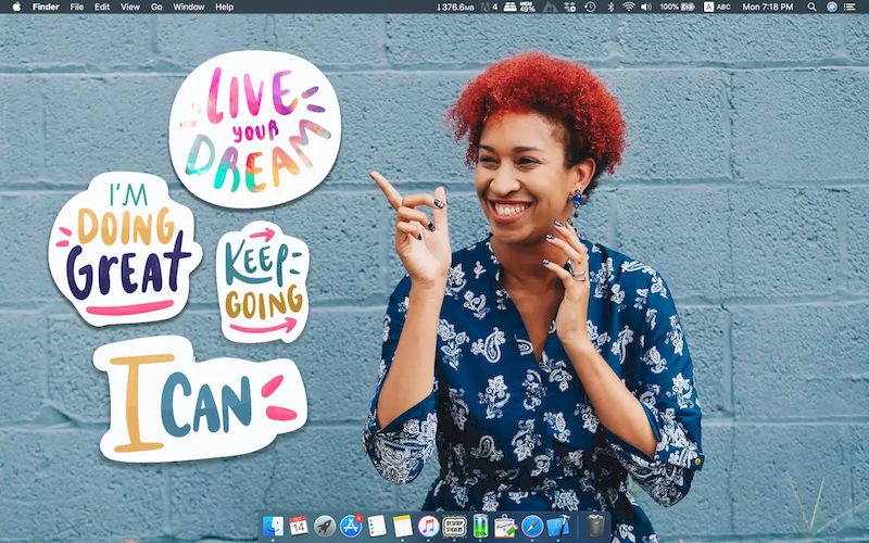 Наклейки для рабочего стола 2.75 для macOS