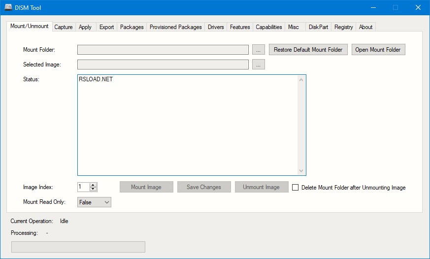 DISM Tool версии 2.9.0.0
