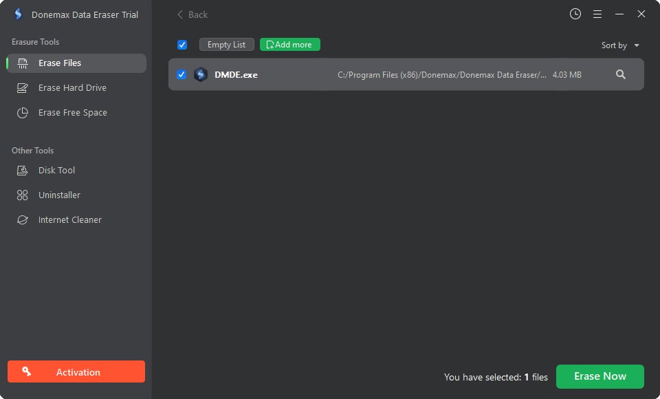 Donemax Data Eraser Enterprise версия 2.1