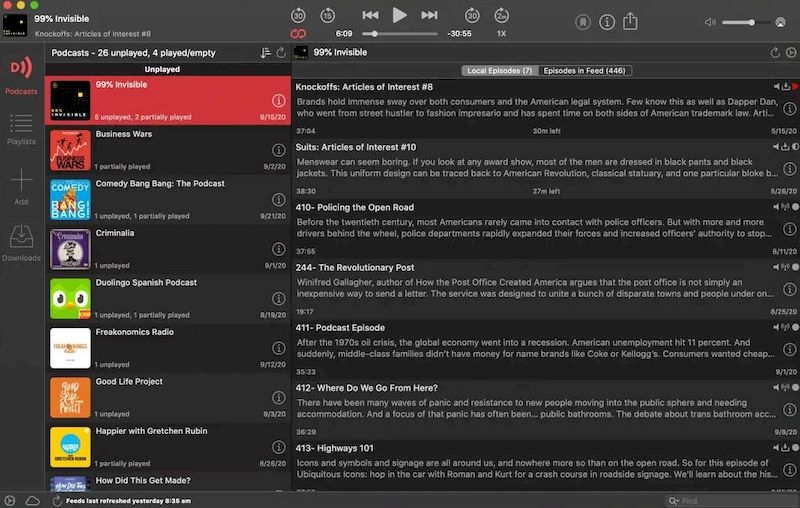 Downcast 2.11.26 для macOS