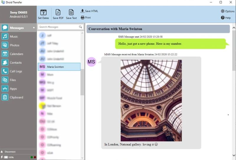 Droid Transfer версия 1.67