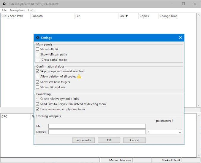 DUDE (Детектор Дубликатов) версия 1.0439.456