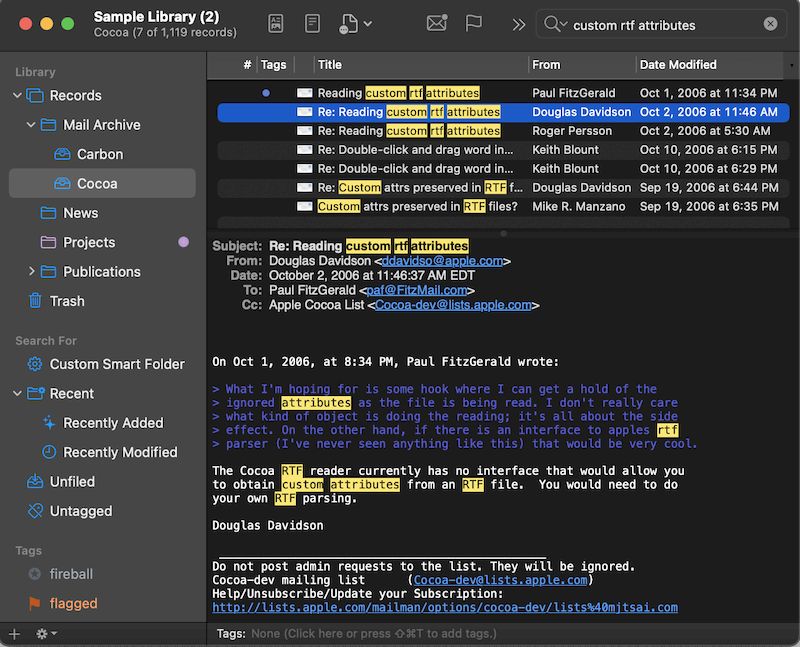 EagleFiler 1.9.12 для macOS