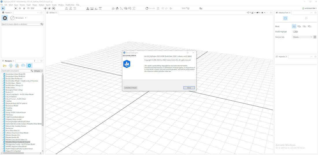 Esri CityEngine версия 2025.0.10211 для 64-битных систем