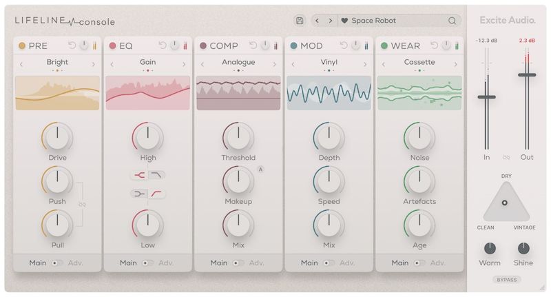 Excite Audio Lifeline Console версия 1.2.0.92ef09a