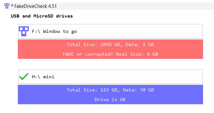 FakeDriveCheck версия 4.52
