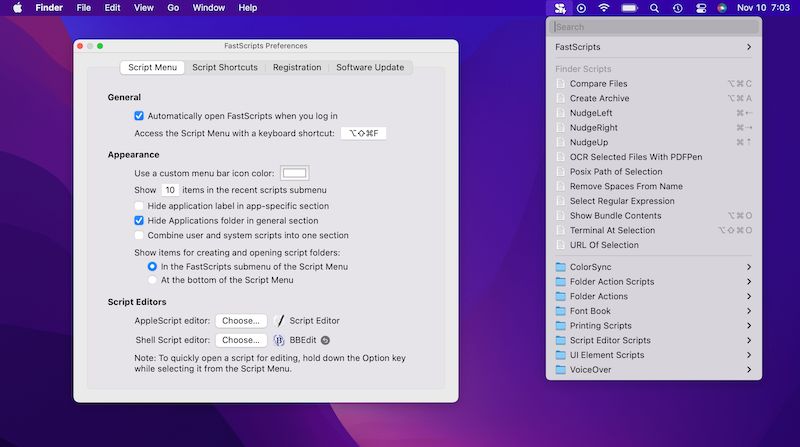 FastScripts 3.3.4 для macOS