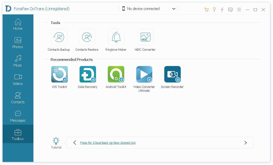 FonePaw DoTrans версия 3.7.0