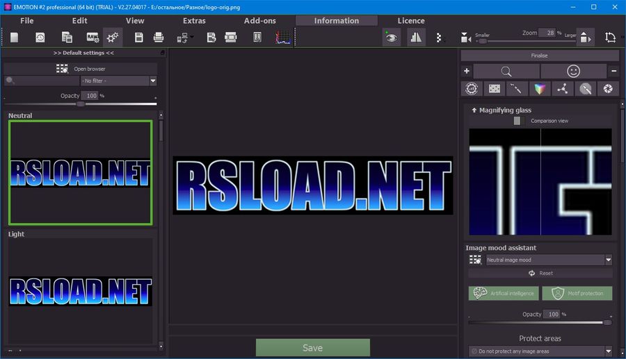 Franzis EMOTION #2 Pro версия 2.27.04017 и портативная версия
