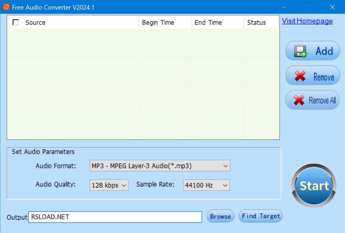 Бесплатный аудиоконвертер 2024.1