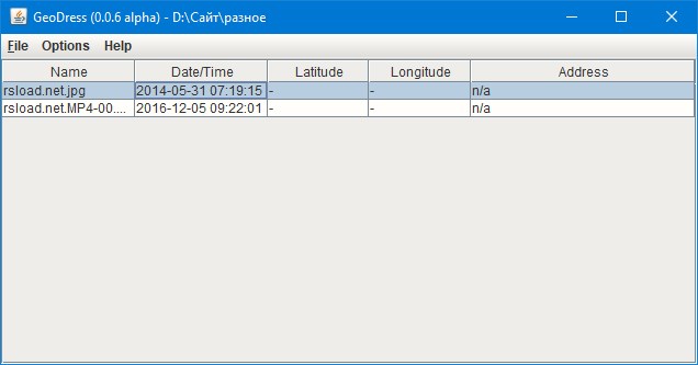 GeoDress Alpha 0.0.6