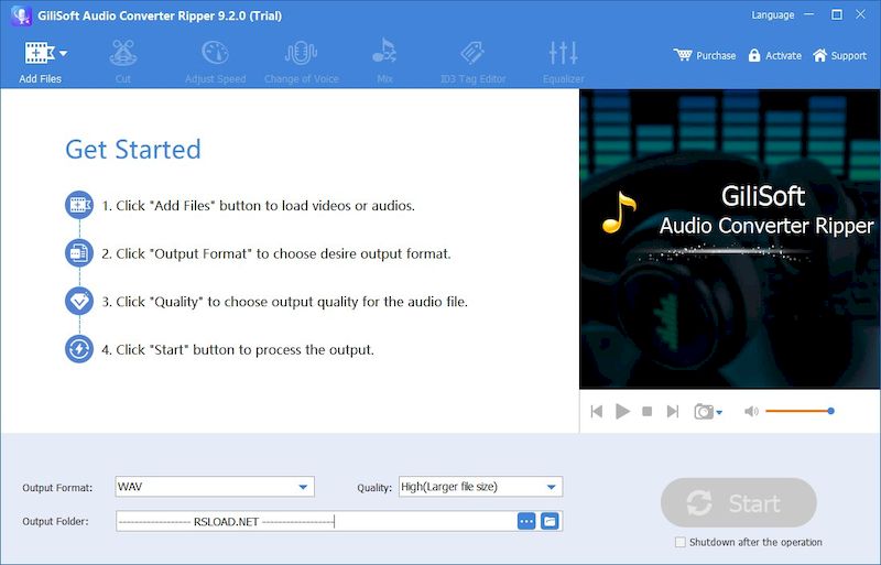 GiliSoft Audio Converter Ripper версия 9.5
