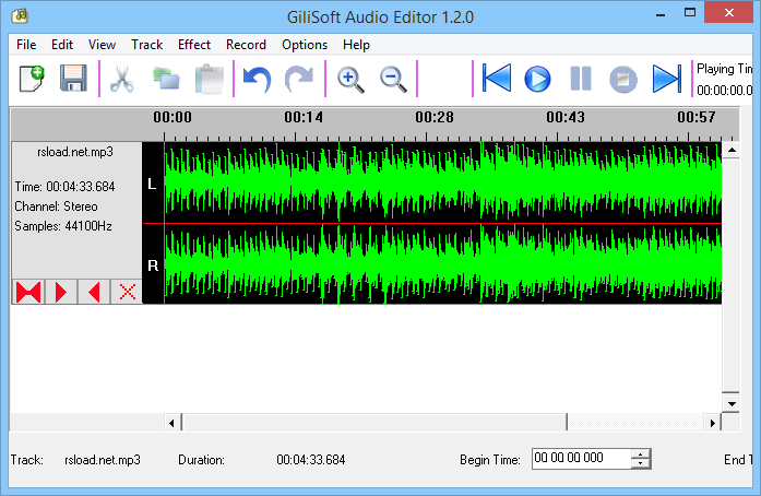 GiliSoft Audio Editor 3.0 - Переработанная версия