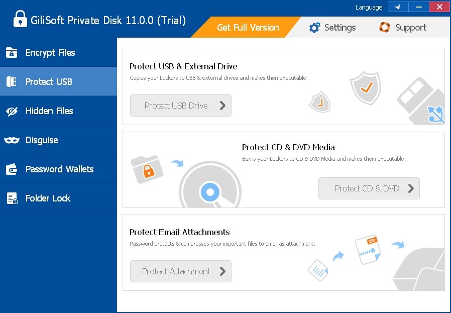 GiliSoft Private Disk версия 11.5