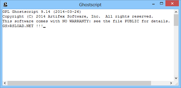 GPL Ghostscript 10.03.1 для x64 в портативной версии