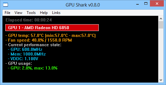 0.32.0 программы GPU Shark