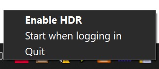 HDRTray версия 0.5.2 для 64-битных систем