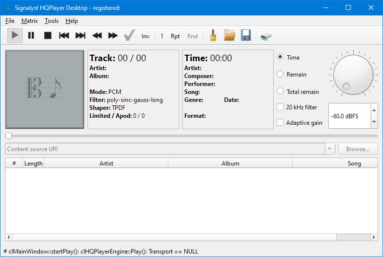 HQPlayer Desktop версия 5.8.2 для x64