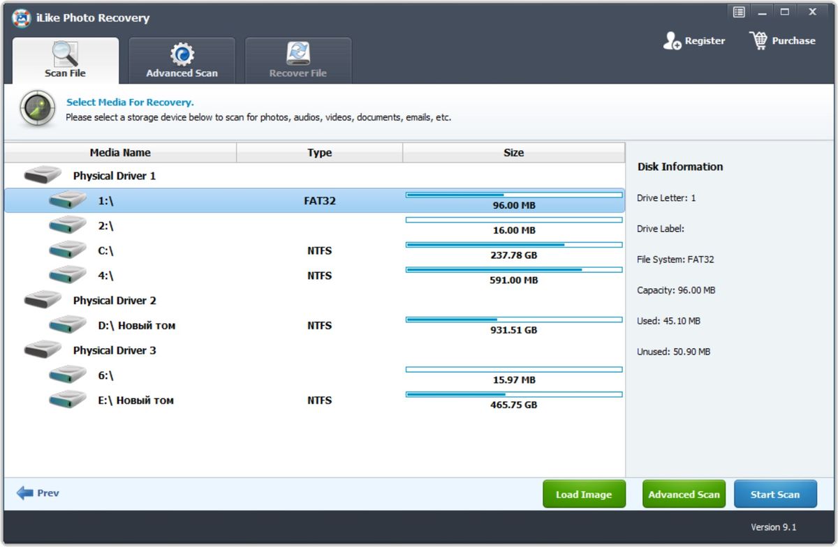 iLike Photo Recovery версия 9.1.0