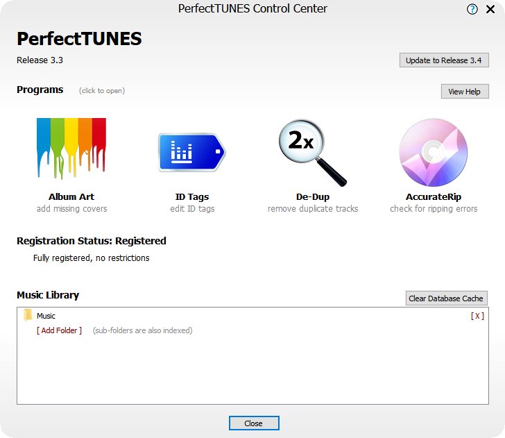 Иллюстрация PerfectTUNES R2025-06-10 + + macOS