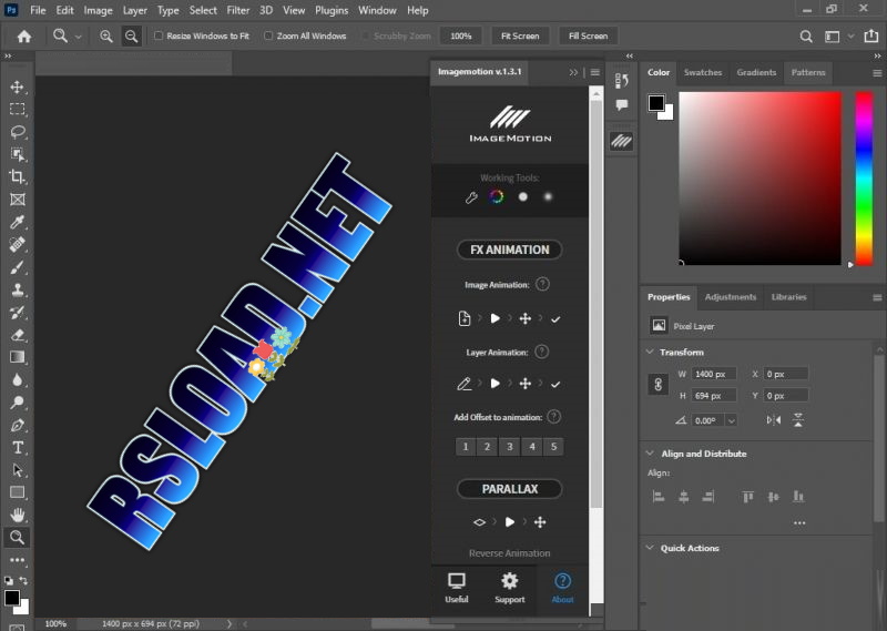 ImageMotion до версии 1.3.1