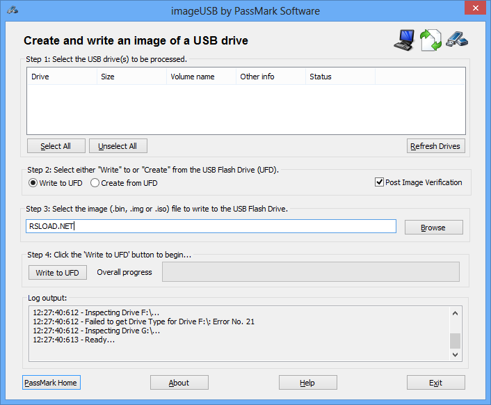 ImageUSB 1.5 Build 1006 с русским интерфейсом