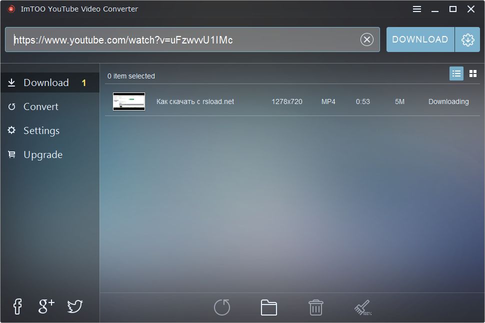 ImTOO YouTube Video Converter 5.7.7, релиз от 22 августа 2023 года
