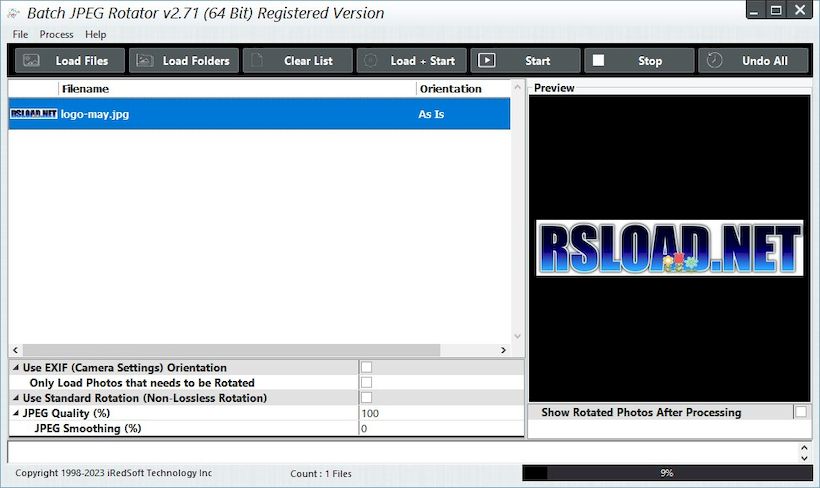 iRedSoft Batch JPEG Rotator 2.87 для 64-битной системы