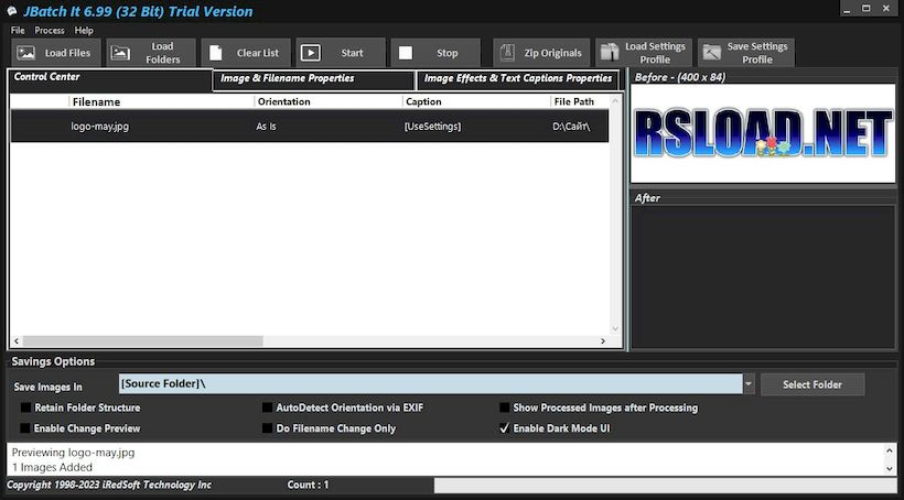 IRedSoft JBatch It 7.17 для 64-битных систем