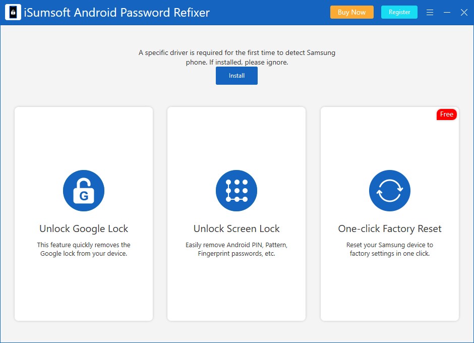 iSumsoft Android Password Refixer версия 3.0.5.5