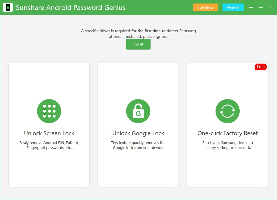 iSunshare Android Password Genius версия 3.1.5.3