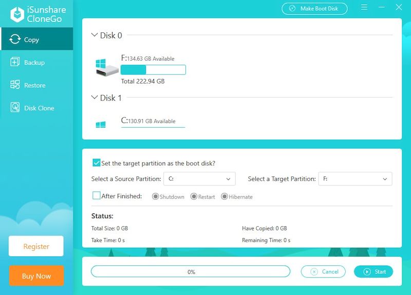 iSunshare CloneGo версии 3.0.4.6